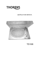 Thorens TD-158-Owners-Manual